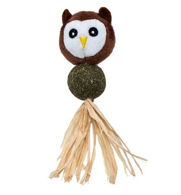 The Dds Store Cat Toy Catnip Plush Owl Soft Plush Head For All Breeds Cats
