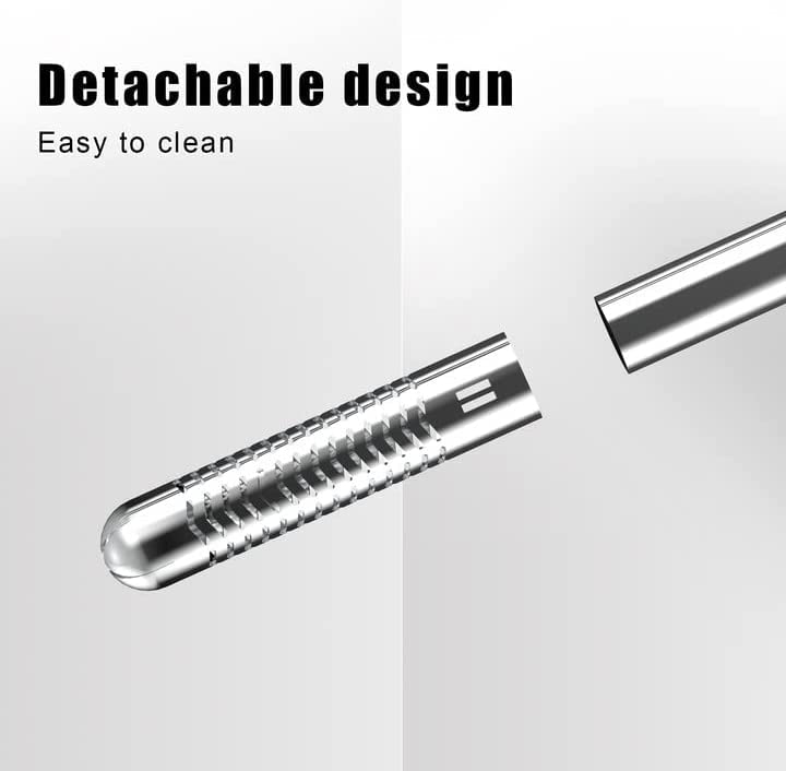 Fzone Stainless Steel 12Mm Filter Pipe Inflow And Outflow For Aquarium Plant Tank, Lily Pipes With Acrylic Pipe Fixer For 12/16