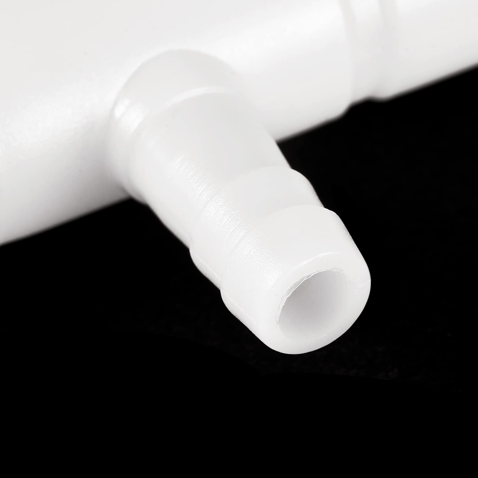 uxcell 2Pcs 8mm to 5.5mm 3 Ways Air Line Tubing Splitter Connector Fish Tank Oxygen Pipe Air Tubing Adapter for Aquarium, White