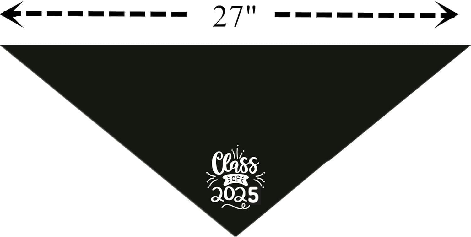Dog Graduation Bandana For Medium Large Dogs 2025