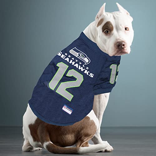 Pets First Sea-4000-Xxl Seattle Seahawks Mesh Jersey, Xx-Large Size, Multicolor, One Size