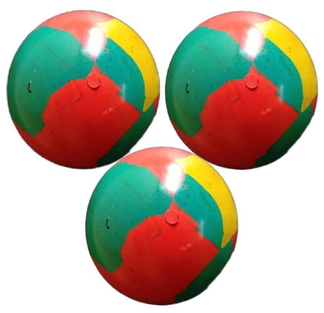 swacch Rubber Solid Ball I Durable Rubber Chew Toy for Dogs I Interactive & Play I Teething and Training I Combo Pack