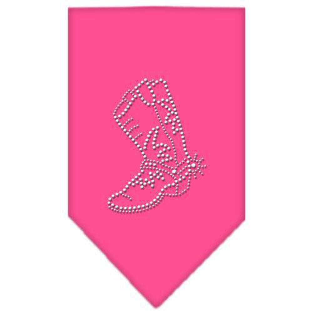 Mirage Pet Products Boot Rhinestone Bandana, Small, Purple