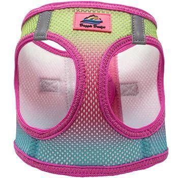 Doggie Design No Choke Dog Harness - Simple Step-In And Go Dog Vest For Small, Medium, And Large Breeds - Breathable Mesh Polyester Pet Harness - Cotton Candy - M