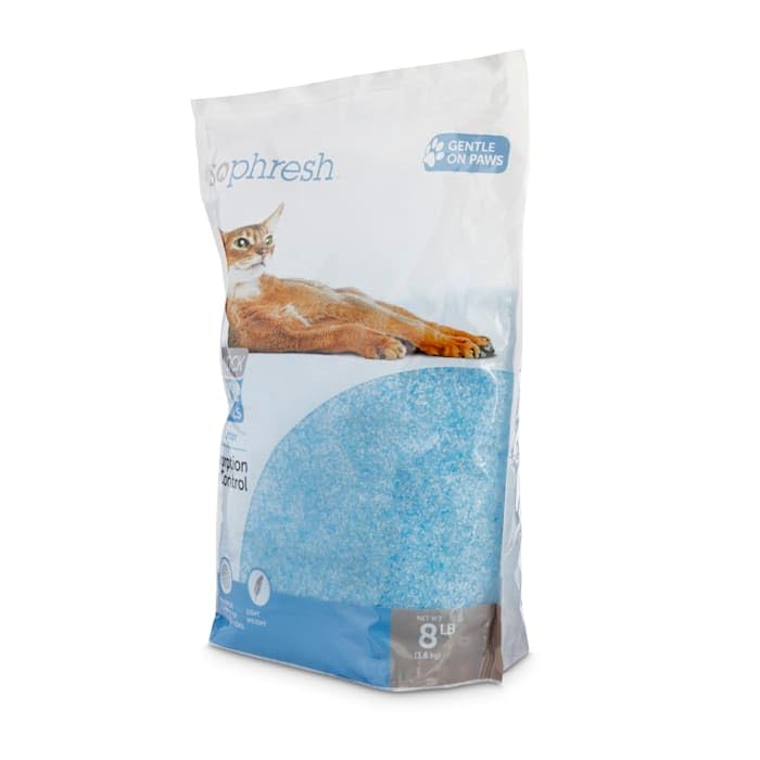 So Phresh Scoopable Odor-Lock Clumping Micro Crystal Cat Litter In Blue Silica 8 Lbs.