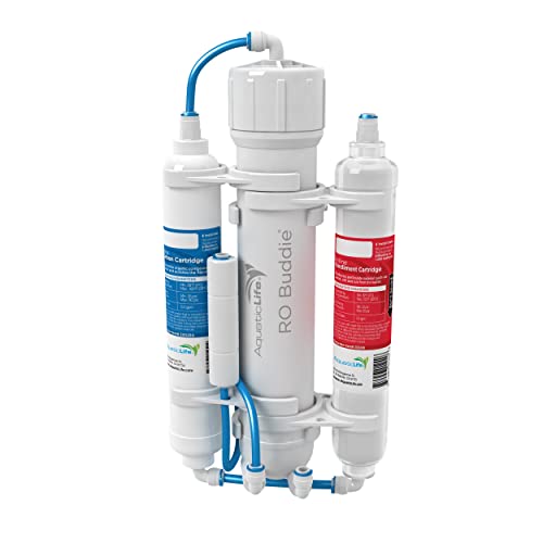 Aquaticlife Ro Buddie 3-Stage Reverse Osmosis Water Filtration System, Ro Unit 100 Gpd