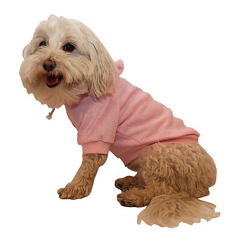Pet Life French Terry Pet Hoodie Bubblegum Lg