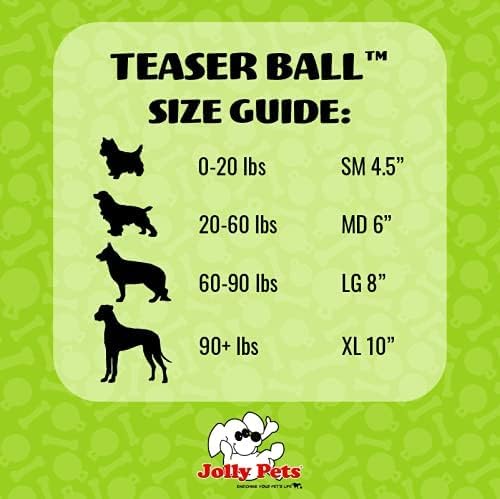 Teaser Ball Size: 6.5'' H X 6'' W X 6.25'' D, Color: Red