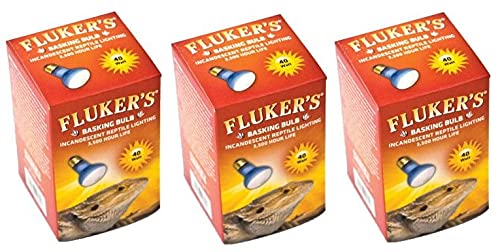 Fluker'S Incandescent Basking Bulb 40 Watt - Pack Of 3