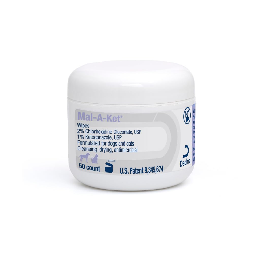 Mal-A-Ket Wipes, 2.25'' Round, 50 Count Jar