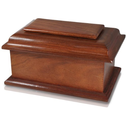 Memorial Gallery Wood Stately Pet Urn, Small