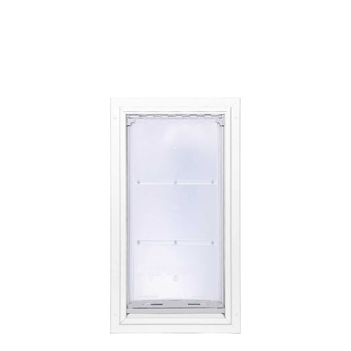 Endura Flap Single Flap Pet Door For Doors | All-Weather Insulated Flap | Durable Aluminum Frame With Secure Locking Cover | Int