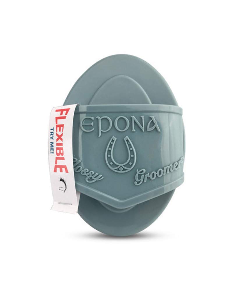 Epona Flexible Glossy Curry Comb For Horses - Lavender, Hot Pink, Grey - Unisex Adult Horse Owners/Handlers