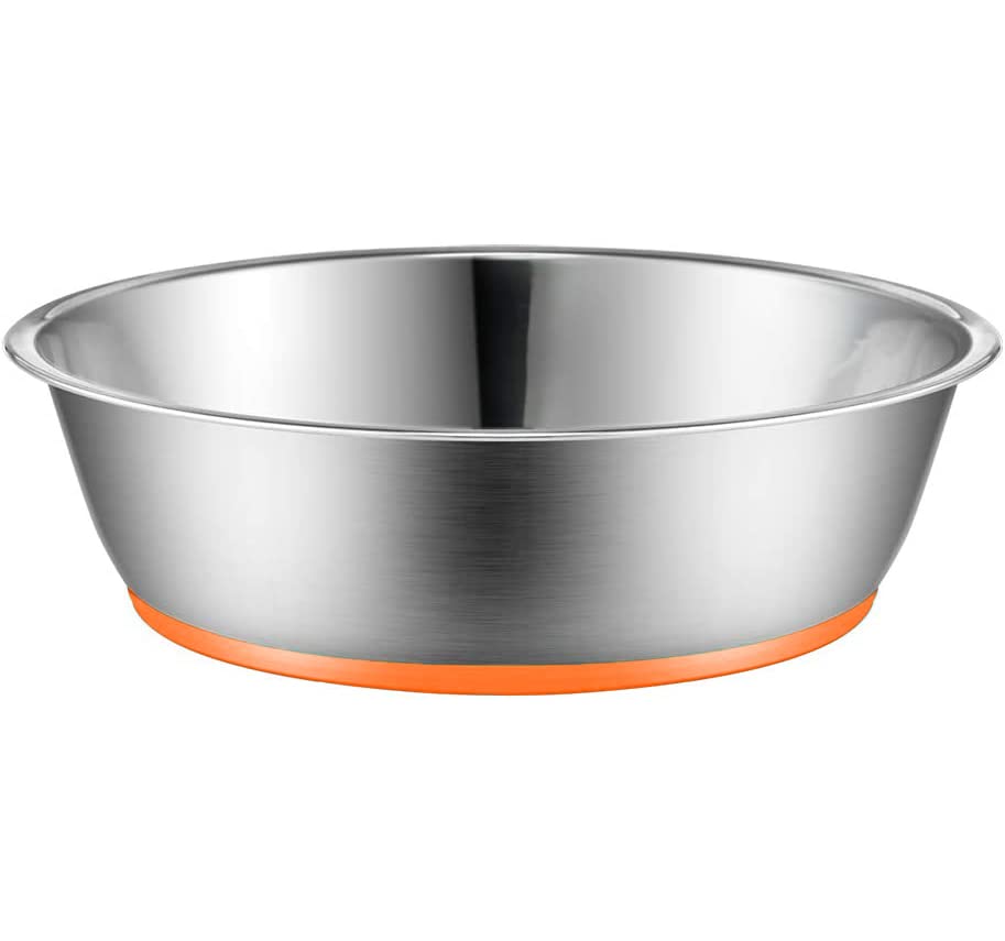 Peggy11 Heavy Duty Stainless Steel AntiSlipdog Bowl | Large Size | Stainless Steel | Feeding Bowls For Dog, Cats And Pet | Pack