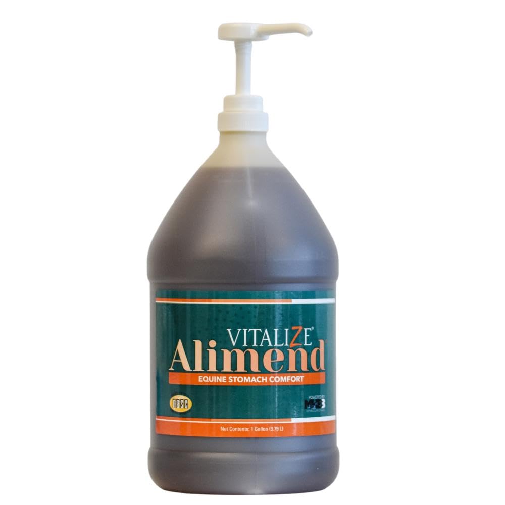 Vitalize Alimend - Horse Gastric & Equine Ulcer Support Solution, Probiotics & Digestive Supplements Alternative, Horse Weight G