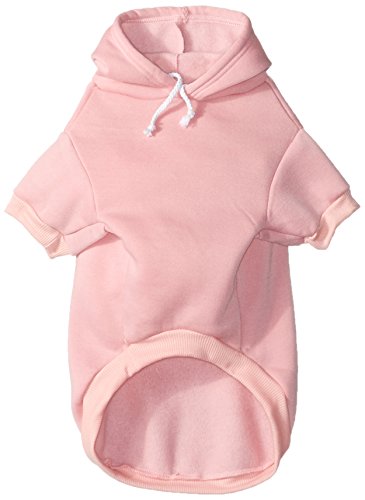 Mirage Pet Products 10-Inch Candy Cane Hoodies, Small, Pink