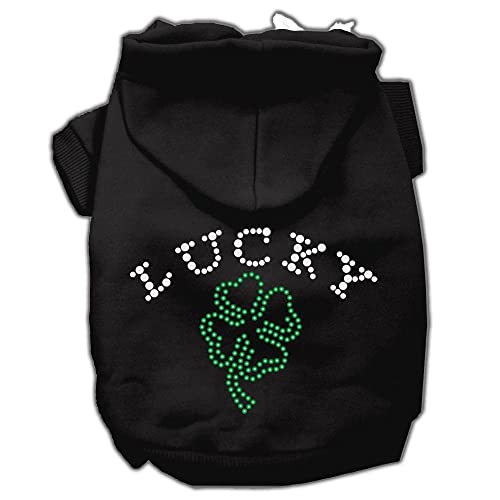 Mirage Pet Products 20-Inch Four Leaf Clover Outline Hoodies, 3X-Large, Pink