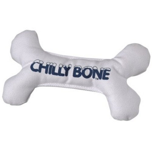 Multipet Chilly Bone Dog Toy - Vanilla-Scented Canvas Freezable Dog Teething Toys - Frozen Dog Toy For Chewing & Playing - Freezable Dog Toy For Dogs (1 Count, 5.5”, Random Color Surprise)