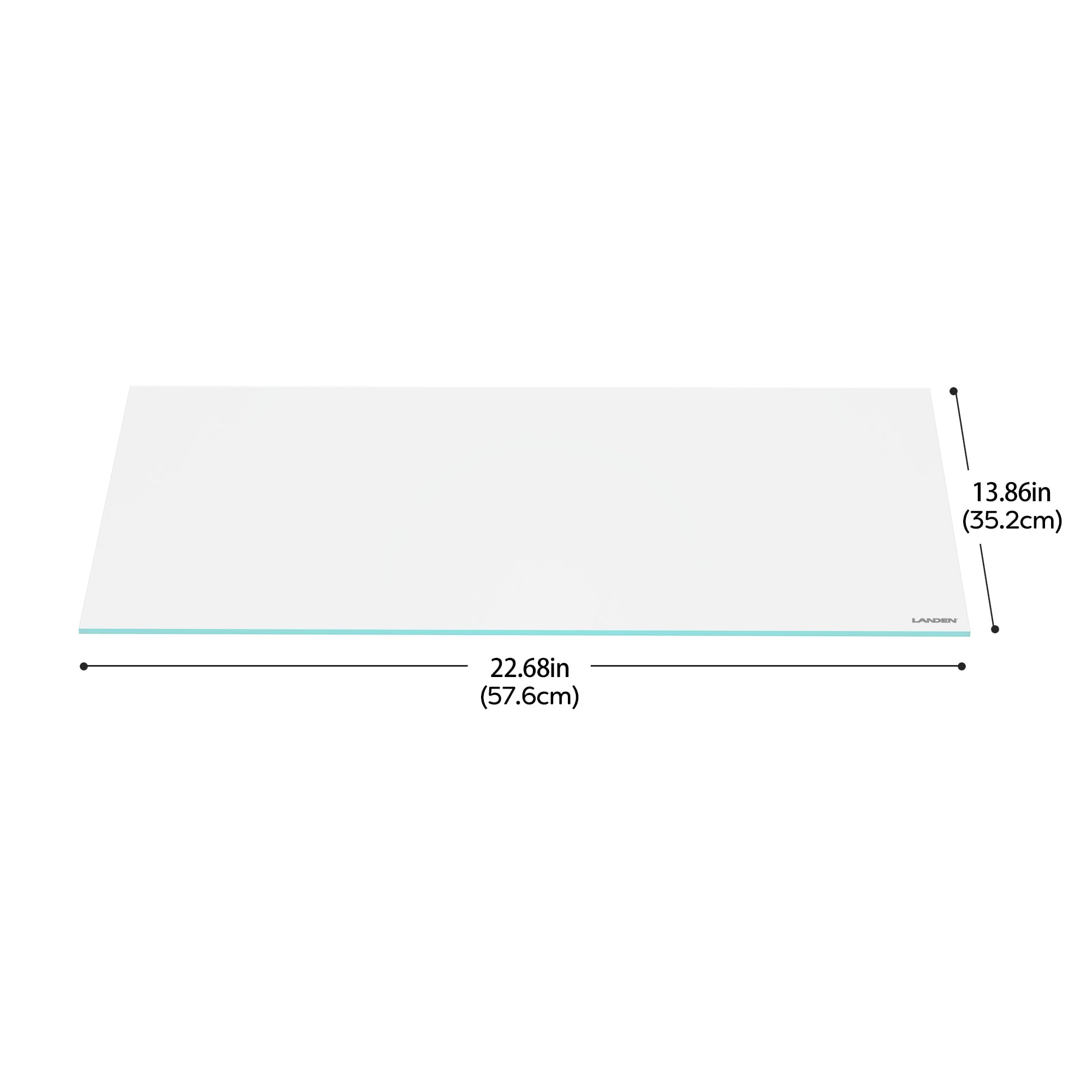 Landen 4Mm Thick Clear Glass Aquarium Lid,Includes 4 Clips For Secure Placement, 576 X 352Mm(22.68X13.86 Inches) For 584-588 Mm
