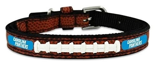 Nfl Carolina Panthers Classic Leather Football Collar, Toy