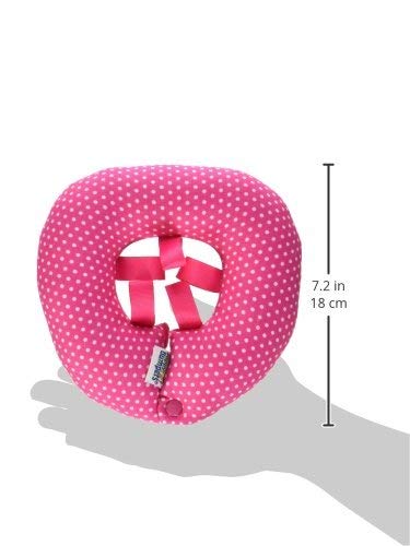 Puppy Bumpers Safety Fence Collar - Pink Dot, 100% Cotton, Size 10-13" - Made in USA