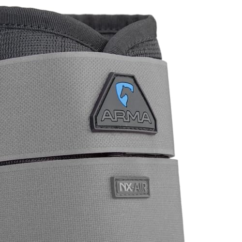 Shires Arma Air Motion Brushing Boots (Grey, Pony)