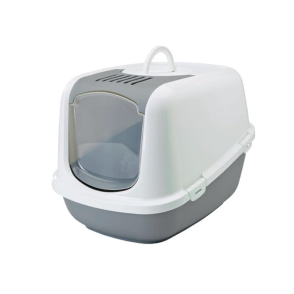 Beeztees Nestor Jumbo    cat Litter Box, Grey 66.5 x 48.5 x 46.5 cm, (Pack of 1)