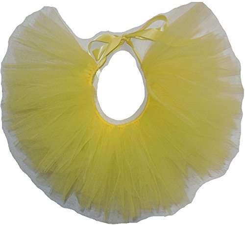 Pawpatu Handcrafted In Usa Yellow Tulle Tutu For Extra Small Dogs