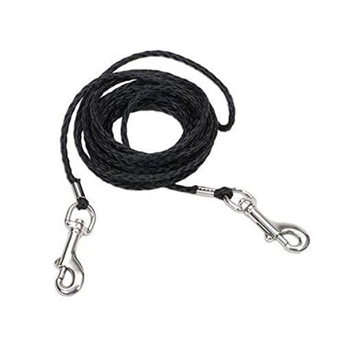 Coastal Pet Products Ccp31110Blk Nylon Braided Poly Cat Tie Out, 10-Feet, Black