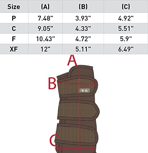 HORZE Protection Boots with Glitter - Dark Blue - Cob