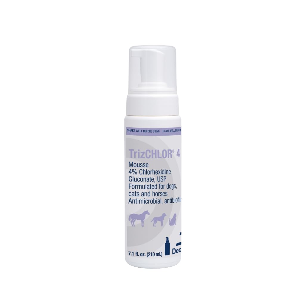 Trizchlor 4 Mousse For Dogs, Cats And Horses, 7.1 Ounce