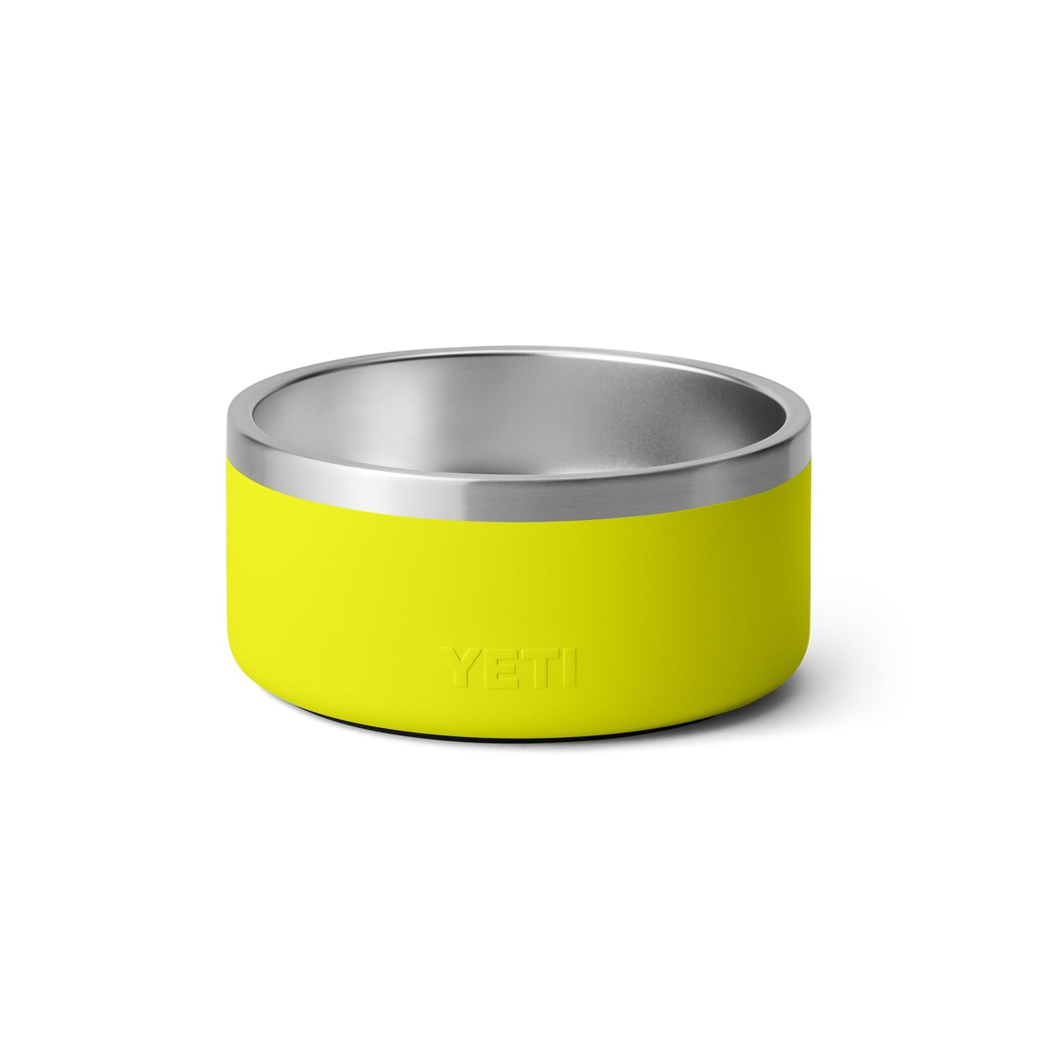YETI Boomer 4, Stainless Steel, Non-Slip Dog Bowl, Holds 32 Ounces, Firefly Yellow