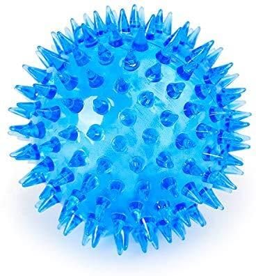 PetJoy Rubber Spike Ball for Dogs2.8 Inch / 7 cm | Durable Spiked Chew Ball for Puppies & Small to Medium Dogs | Bouncy Trainin