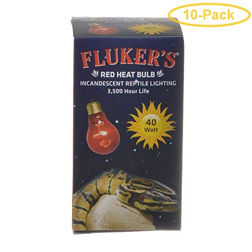 Fluker'S Red Heat Incandescent Bulb 40 Watt - Pack Of 10