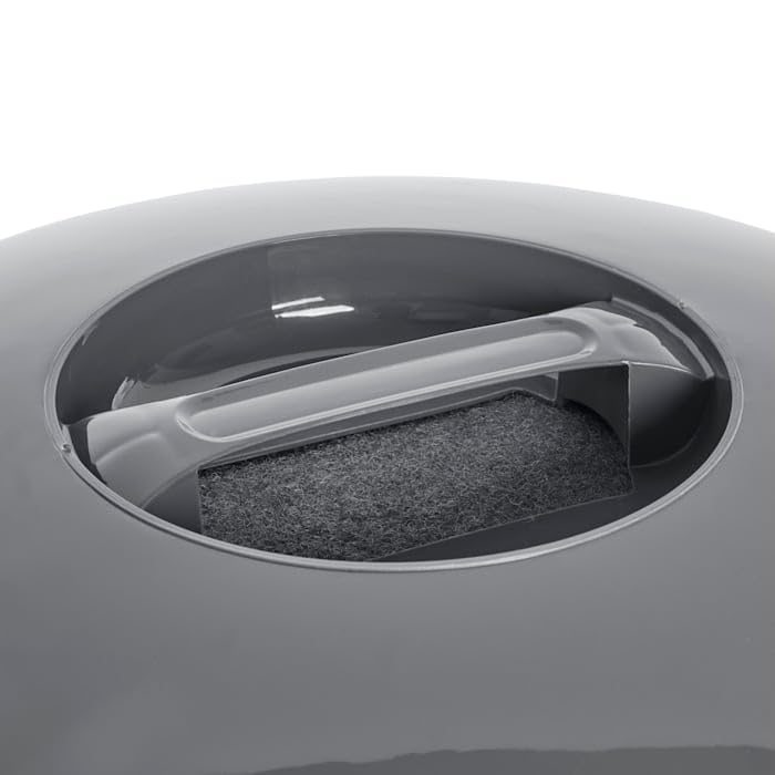 So Phresh Geometric Covered Cat Litter Box Regular