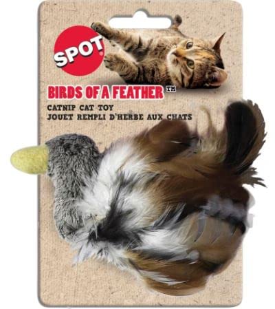 Ethical Pet 3 Pack Birds Of A Feather Cat Toys, Assorted