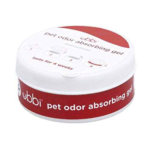 Ubbi Pet Odor Absorbing Gel, Pet Odor Eliminator, Odor Removing Solid Lavender Scent Air Freshener