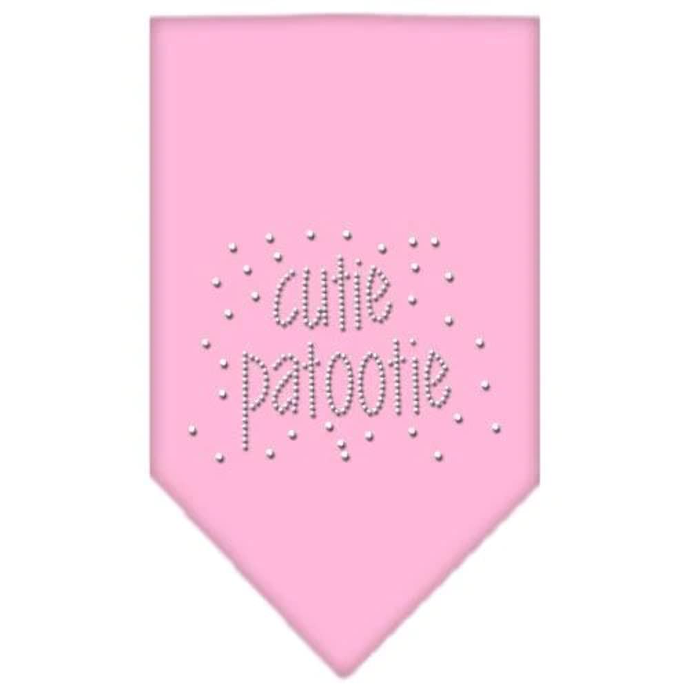 Mirage Pet Products Cutie Patootie Rhinestone Bandana, Small, Red