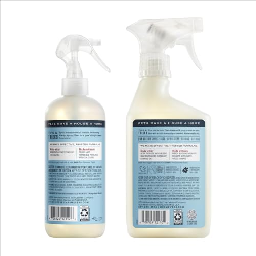 Mrs. MEYERS Clean Day Pet Cleaning Kit, includes Pet Stain & Odor Fighter 28oz and Odor Neutralizer 28oz, Coconut Leaf