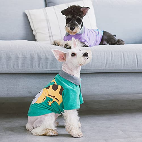 Touchdog  'Arubark' Caribbean Style Dog Polo T-Shirt(D0102HAXP7Y.)