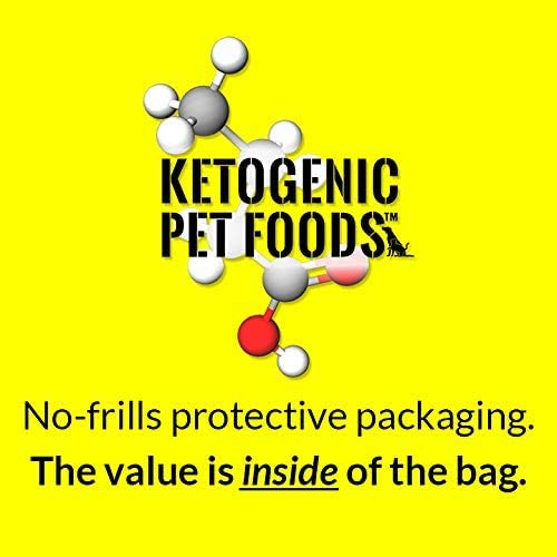 Ketogenic Pet Foods - Keto-Kibble - High Protein, Low Carb, Starch Free, Grain Free Dog & Cat Food - 8 lb