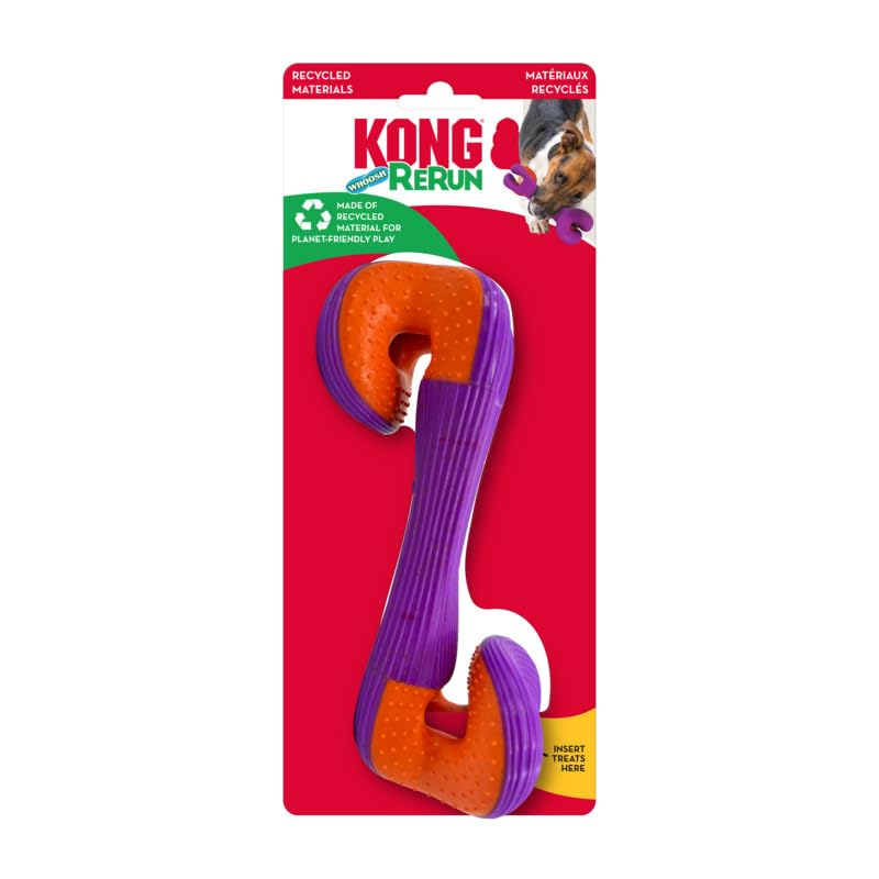 Kong Rerun Whoosh Bone Assorted Colors Interactive Dog Toy (Medium/Large)