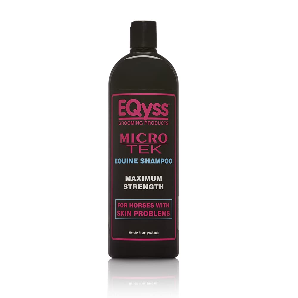 EQyss MicroTek Equine Itch Relief Shampoo  Soothes Irritated Skin, Stops Itching, Scratching, Rubbing  for all Horses, Ponies