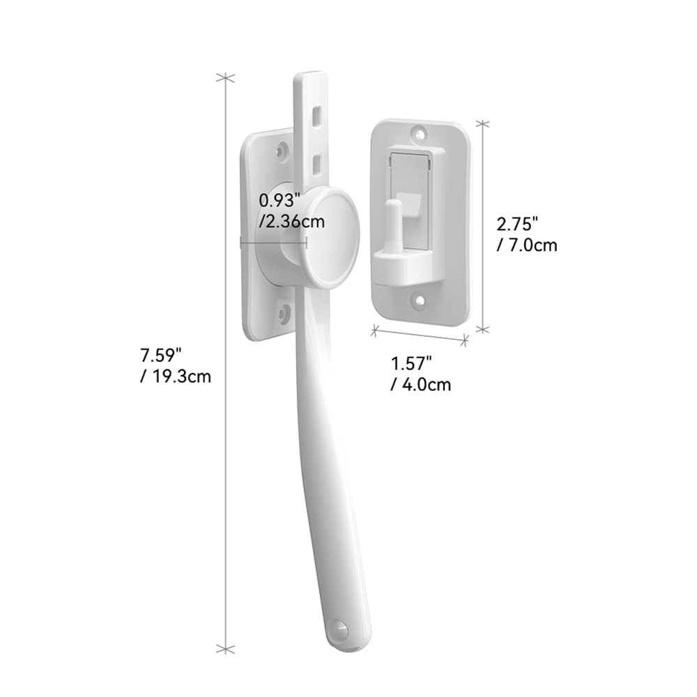 Safelon 1Pcs Baby Safety Door Finger Pinch Guard, Door Lock & Door Stopper For Kids & Pets, Convenient Cats Entry, Adjustable Door Latch For Dogs No More Pet Gates