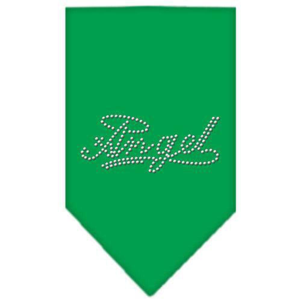 Mirage Pet Products Angel Rhinestone Bandana, Small, Purple