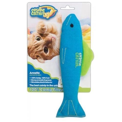 100% Catnip Filled Cat Toy Style: Fish Anette
