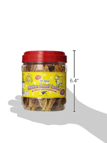Pet Center Dpc88454 Chicken Breast Tenders Dog Treat, 1-Pound