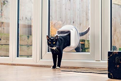SureFlap Microchip Cat Door Connect with Hub Bundle - Door Opening: The Microchip Cat Door Flap Opening is 5 5/8 (w) by 4 3/4 (h