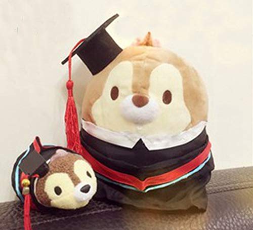 Dzrige Small Animal Graduation Caps Mini Bachelor Hats With Tassel Graduation Photo Props Hat Holiday Costume Accessory, 2Pcs (B