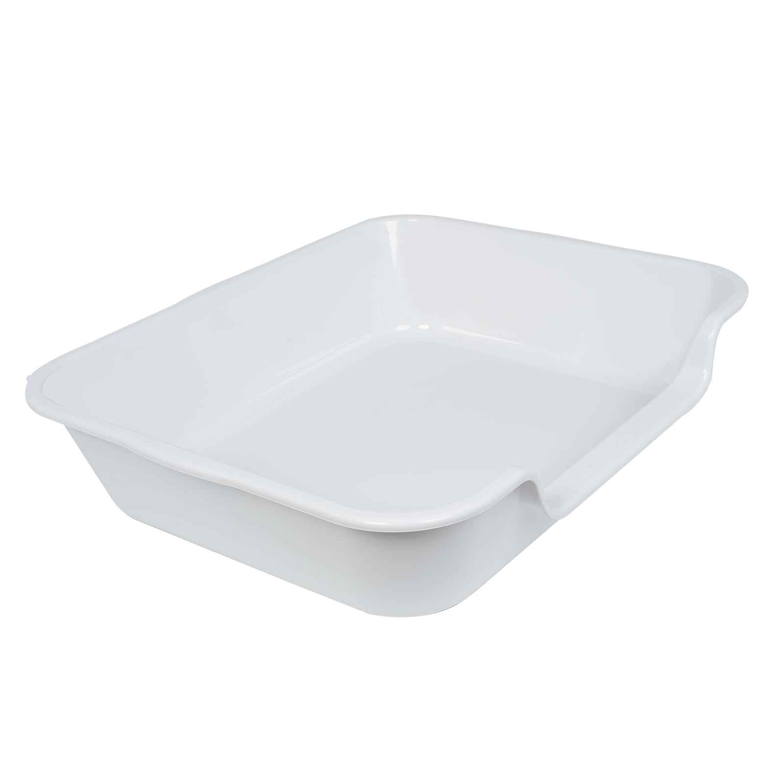 Ying Tutu 2 Pack Of Extra Large Cat Litter Box (Abs Material), Low Entry Senior Litter Pen For Geriatric Kitty Big Cats, Jumbo P